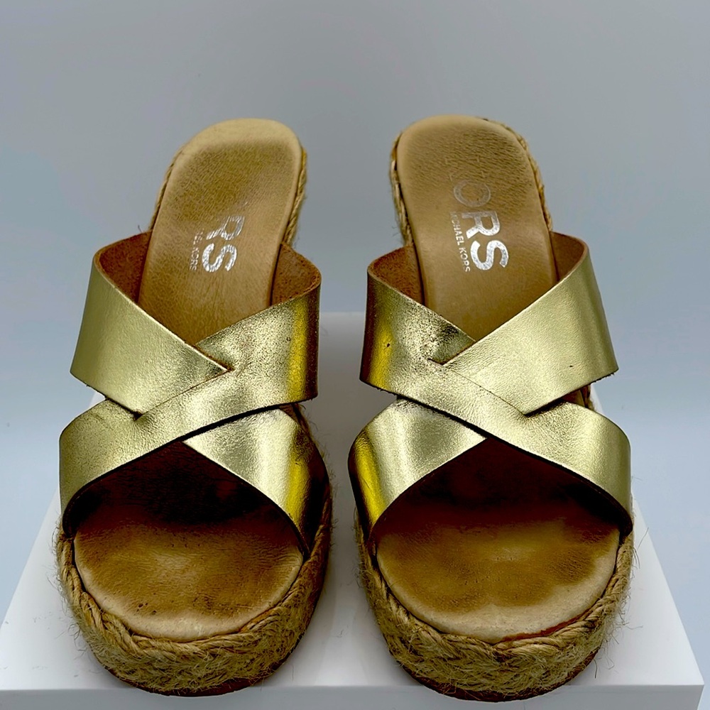 Genuine Michael Kors Wedge Slides